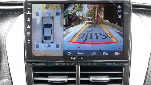 Màn hình DVD Android liền camera 360 Toyota Vios 2019 - nay | Fujitech 360 